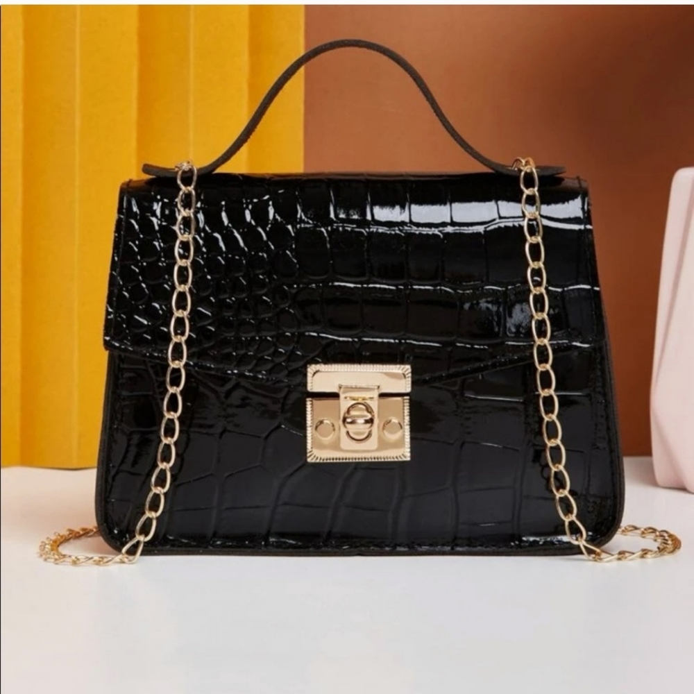 Crocodile Skin Crossbody